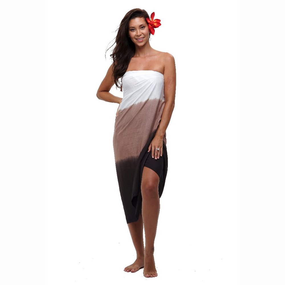 Dip Dye Sarongs Brown